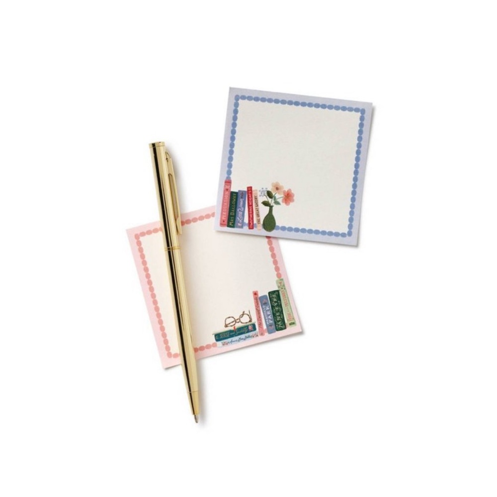 Rifle Paper Co. Ladies Night Book Club Notes Notepads Writing Pen Set Gift